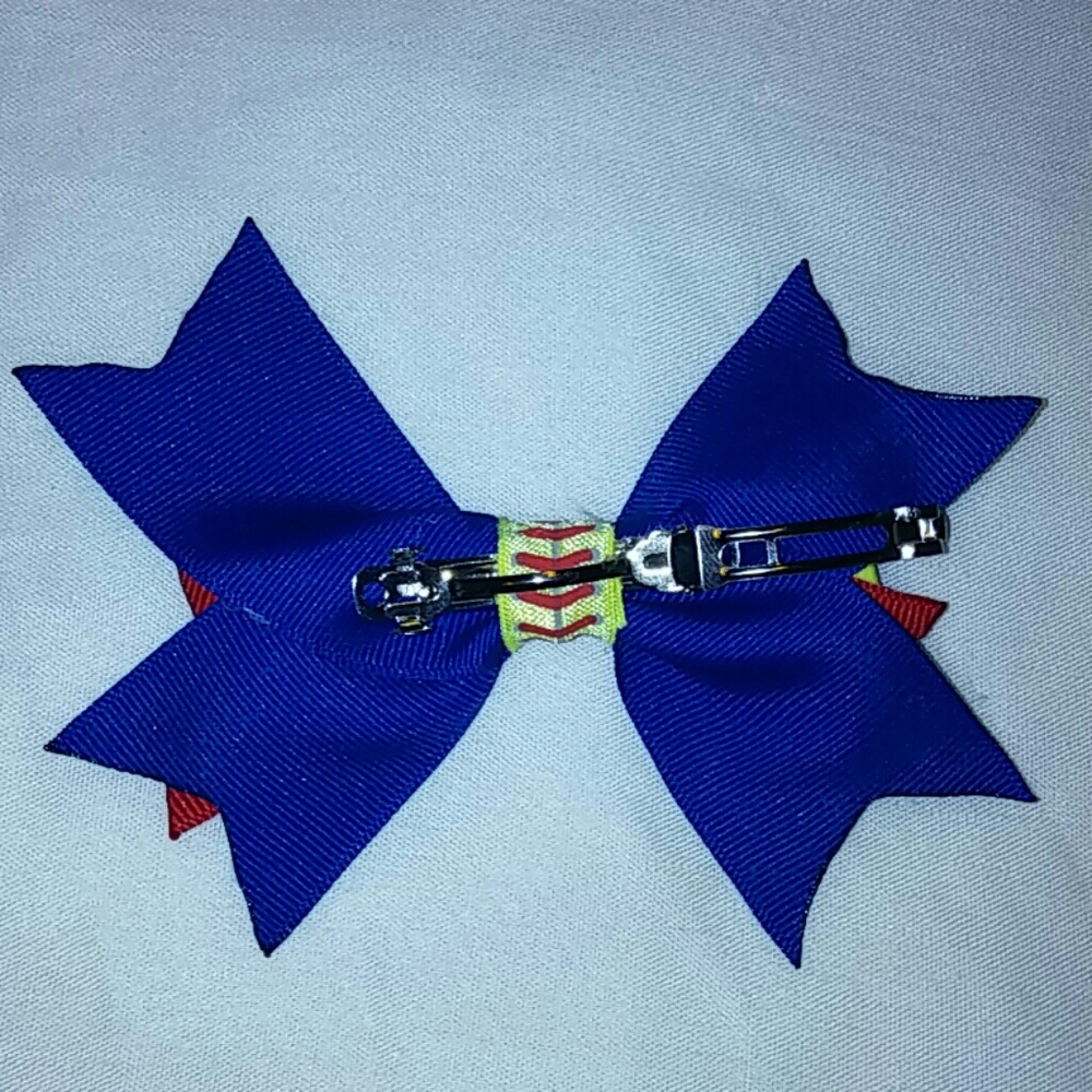 Handcrafted Softball Bow! - Picture 2 of 2